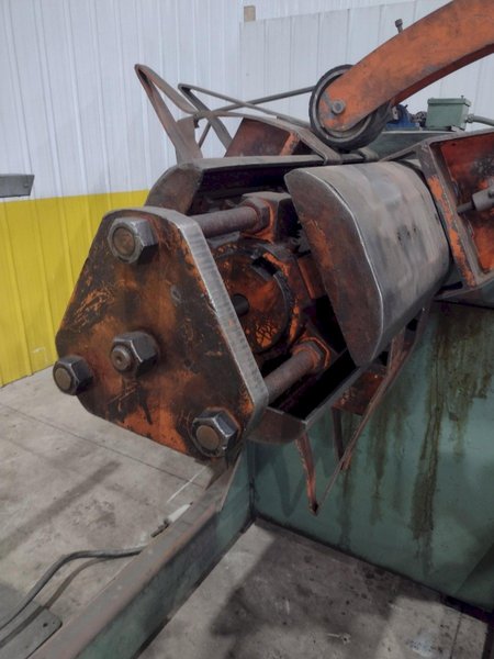 10,000 LB X 24&quot; JAYBIRD MODEL CRM 10-2460 MOTORIZED UNCOILER COIL REEL: STOCK #22386