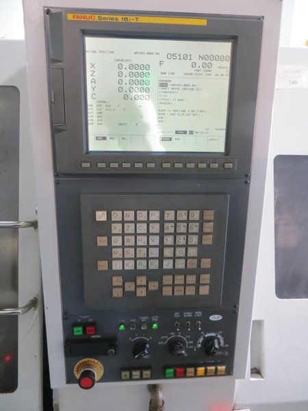Hanwha ML26 26mm CNC Swiss Screw Machine with Iemca Genius Magazine Bar Feed, Live Milling, Parts Catcher- Auction Item