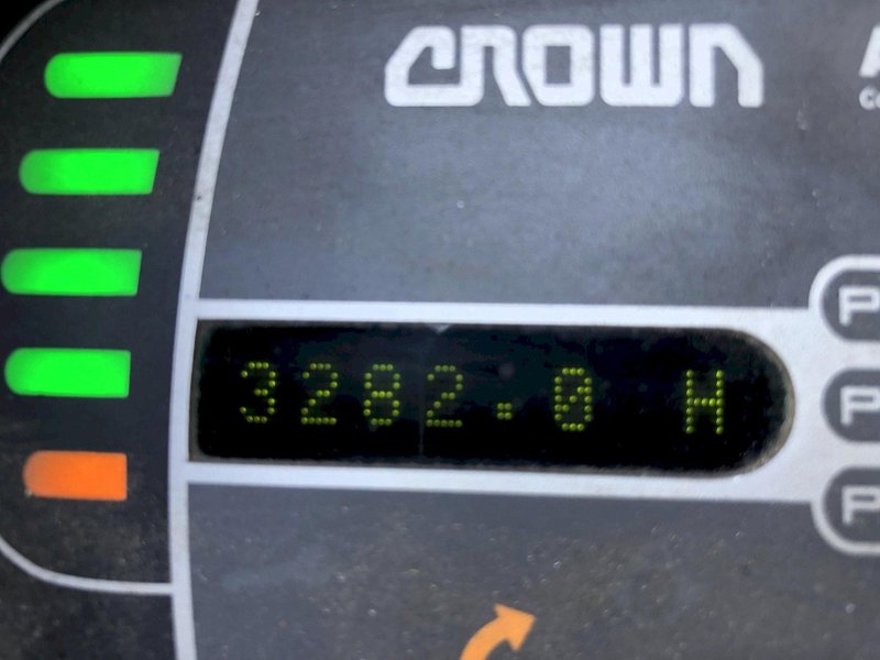 Crown SP3550H-30 Electric Stand-up Stock Picker Forklift 2022 equipped with 3,282 Hours, V-Force Battery and Charger