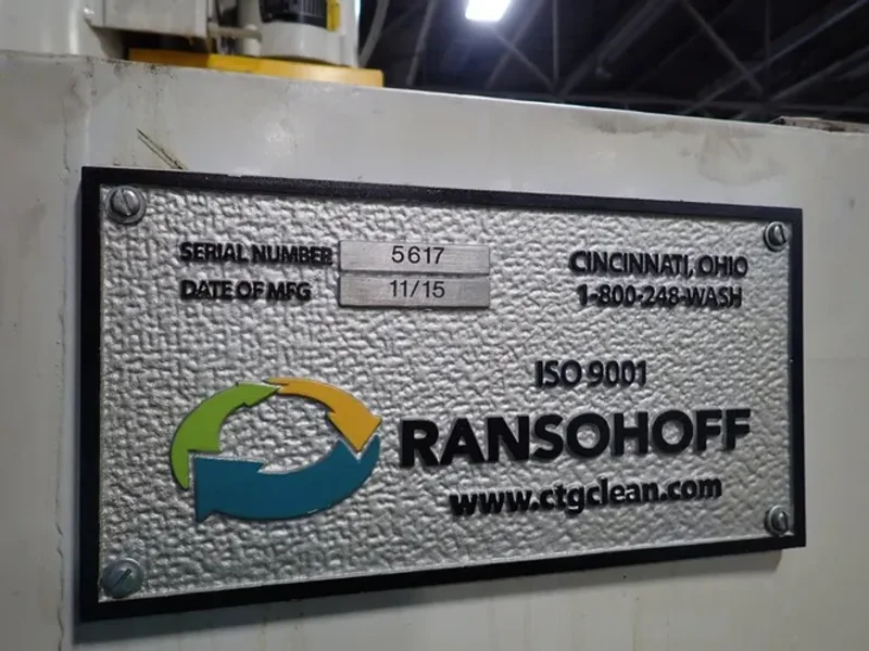 RANSOHOFF 210 GAL CONVEYORIZED PARTS WASHER