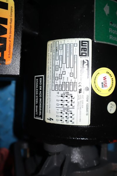 AMT Coolant Pump P/N: 10084519, 3/4 HP &amp; AMT Self-Priming Centrifugal Pump - 285P-95, 66 GPM, 1.25&quot;, 3/4 HP, 3- Phase, Cast Iron- Auction Item