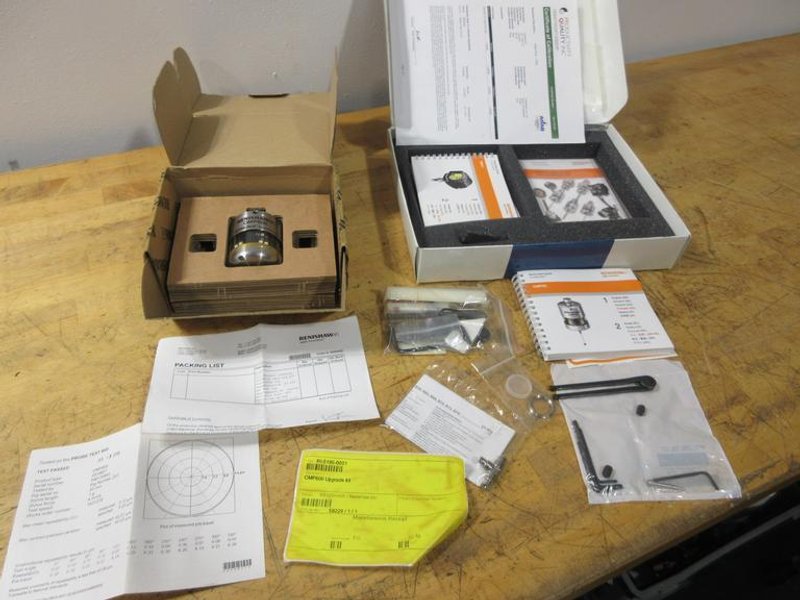 Renishaw OMP600 Probe w/ Manuals &amp; Accessorie Kit - Auction Item