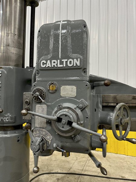 3&#039; X 9&quot; CARLTON MODEL #1A RADIAL ARM DRILL WITH DUAL BASE: STOCK #22001