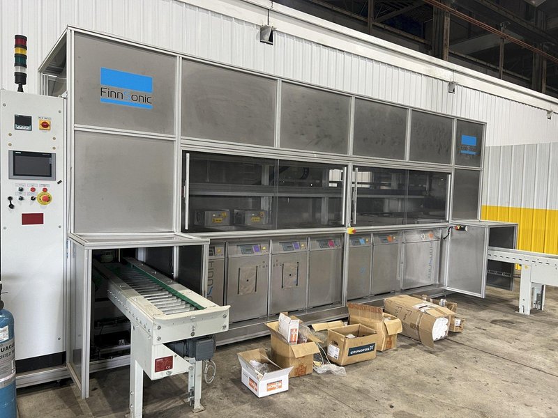 2018 FINNSONIC VERSA GENIUS+ 50/IV HD VD TD35 AUTOMATIC 5-STAGE ULTRASONIC PARTS CLEANER: STOCK #15592