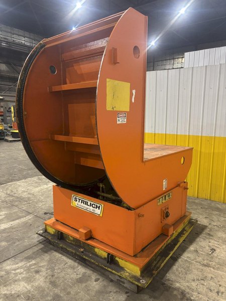 10,000 LBS STRILICH MODEL 525 UPENDER COIL FLIPPER WITH POWER ROTATION: STOCK #22713
