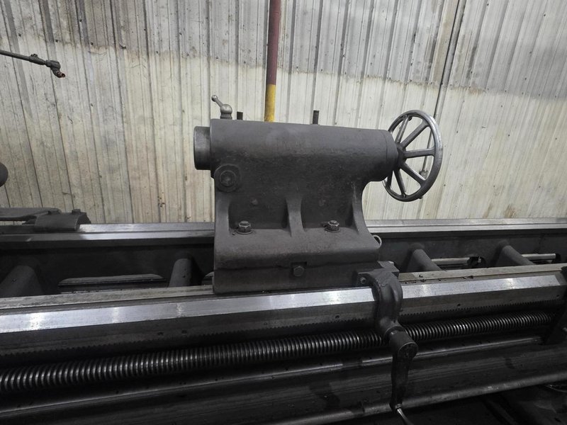 Lehmann 40″ x 360″ Engine Lathe – 13″ Spindle Bore, Twin Carriage, Front &amp; Rear Chucks, Steady Rests
