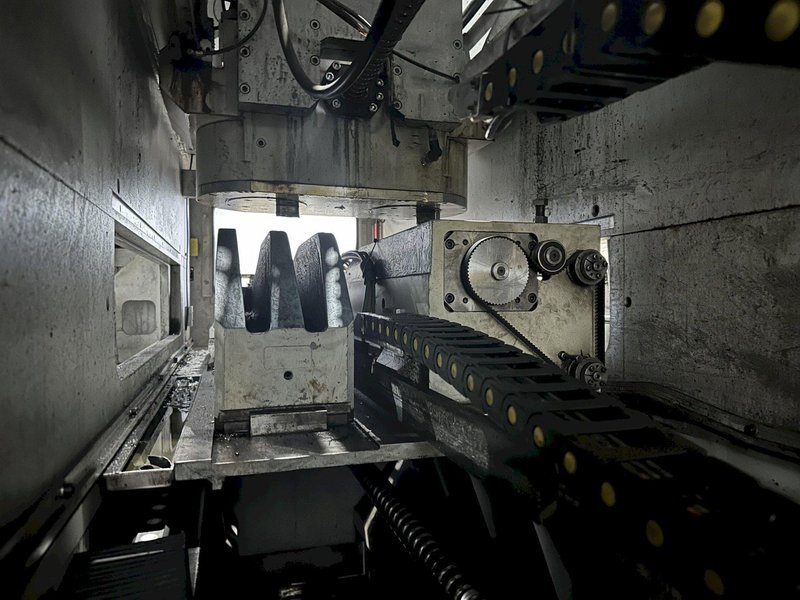 30&quot; x 14 GA DALCOS MODEL #PXN-800 AUTOMATIC COIL HYDRAULIC PUNCHING MACHINE: STOCK #20332