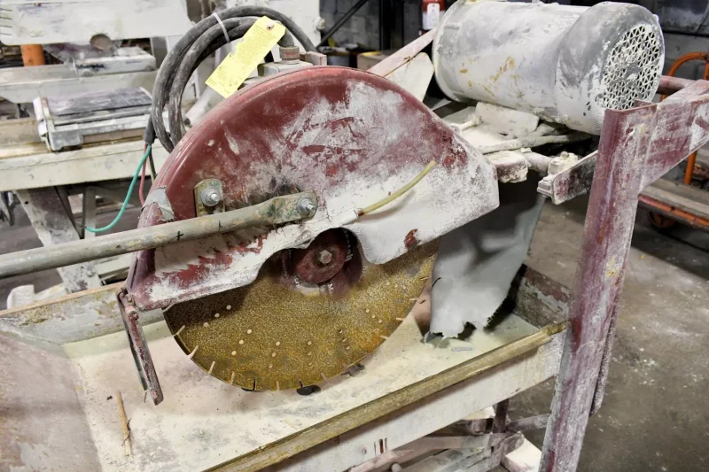 7.5 HP X 14" MK WET BRICK AND BLOCK SAW: YOBRO #25032