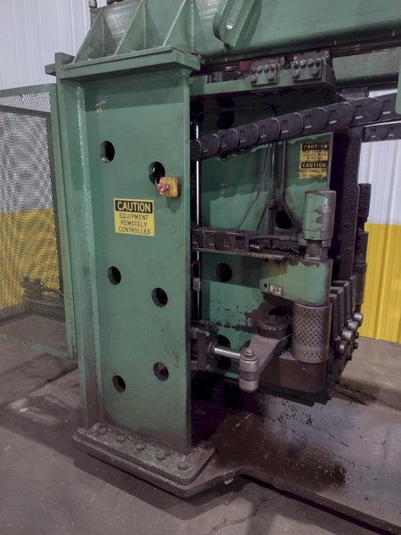 9 SPINDLE PEDDINGHAUS MODEL #BDL-1250/9 I-BEAM DRILL/DRILLING LINE: STOCK #19128