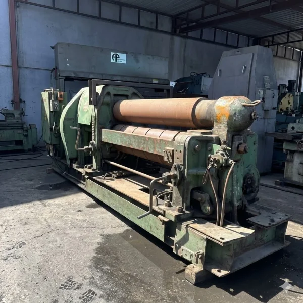 Webb 6L 4' x 5/8" Initial Pinch Plate Roll Air Drop End $19,000