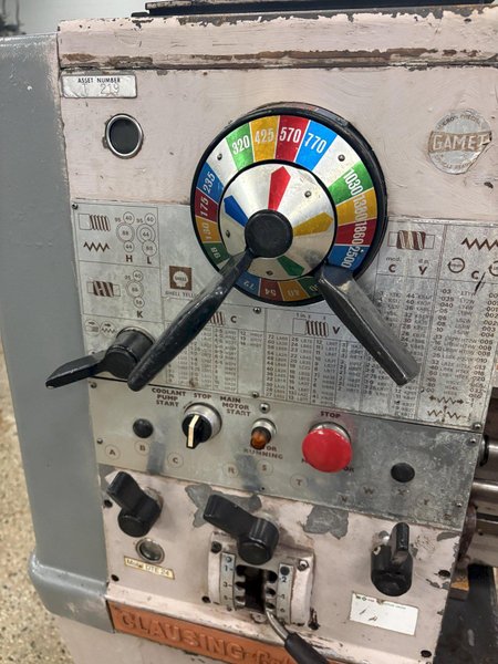 13" x 40" CLAUSING-COLCHESTER Geared Head Engine Lathe