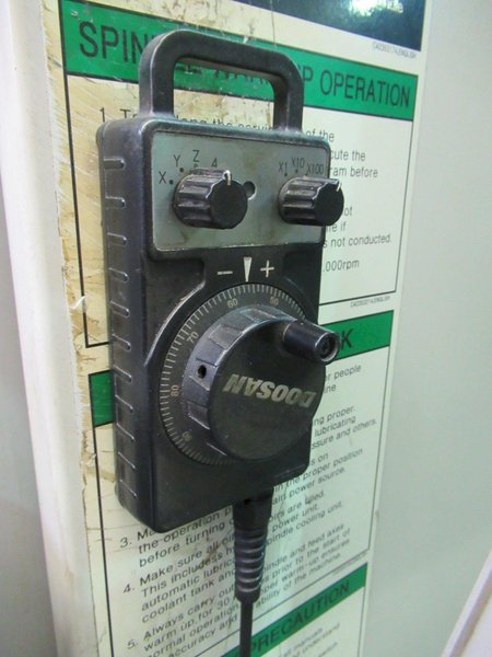 Daewoo DMV-5025 CNC Vertical Machining Center with Fanuc 21i-MB, 24 ATC, 12K RPM, Thru Spindle Coolant, Chip Conveyor- Auction Item