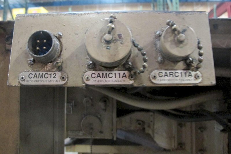 48&quot; Giddings &amp; Lewis CNC Hydrostatic Contouring Rotary Table with Inductosyn Scale &amp; Riser, New in 1993 (2005 Update)