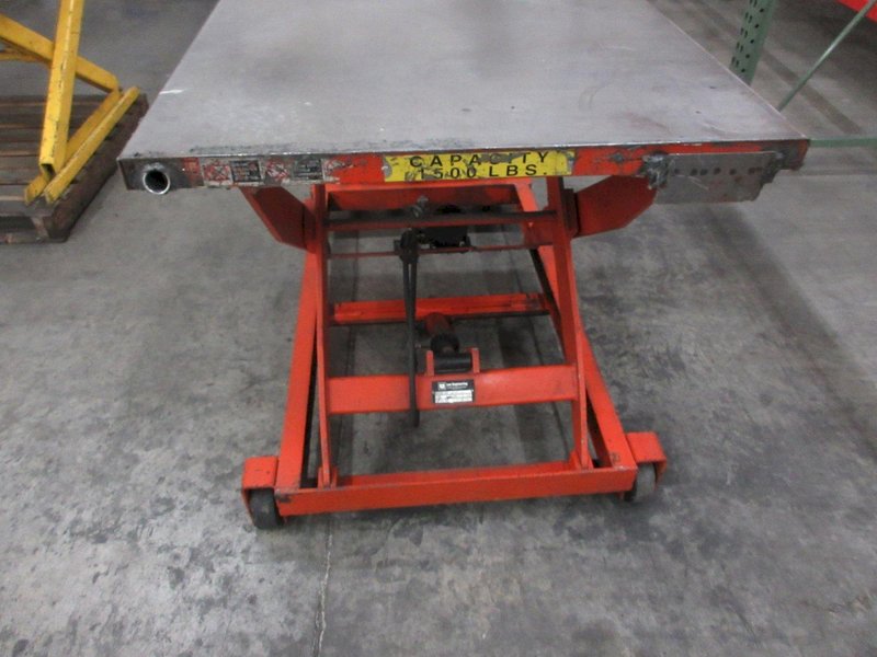 Presto 24V Lift Table, 1500lb Capacity- Auction Item