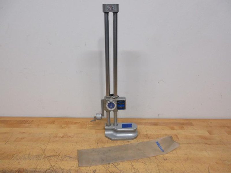 Mitutoyo 192-141 Twin Beam 18" Digital Height Guage with Dust Sleeve- Auction Item