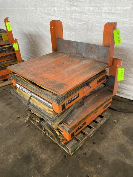 36" x 40" KNIGHT ALT-3640 AIR PNEUMATIC LIFT/TILT TABLE. STOCK # 0526922