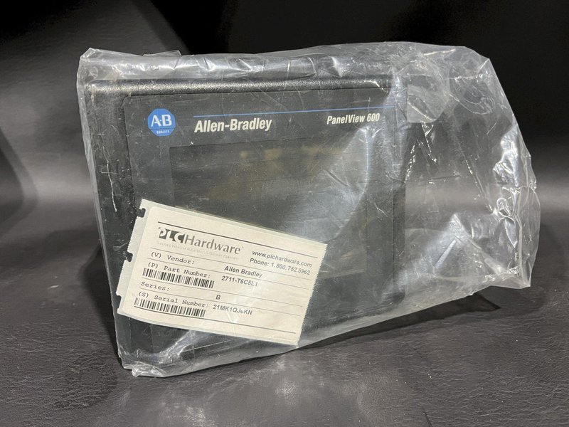 Allen Bradley PanelView 600 CNC HMI Unit 2711-T6C5L1 | Color DH-485 SLC 500