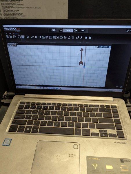 6′ x 12′ Maverick MV612 Plasma Cutter, 2019 – Hypertherm Powermax 125