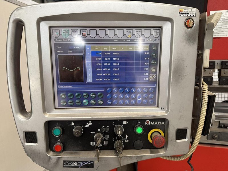 Amada - HFP 130 ton x 4100 mm CNC