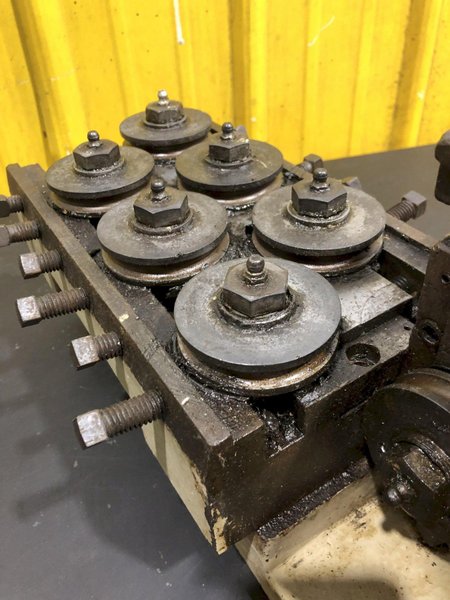 2-1/2&quot; X 12 DOUBLE PLANE ROLL STEEL WIRE COIL STRAIGTENER: STOCK #18870