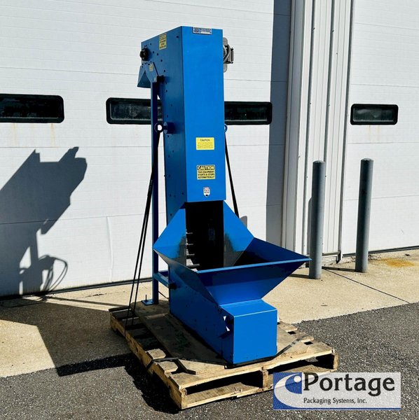 Goessling 90° Up / Elevating / Z Conveyor  |  Screw / Bolt / Material Conveyor