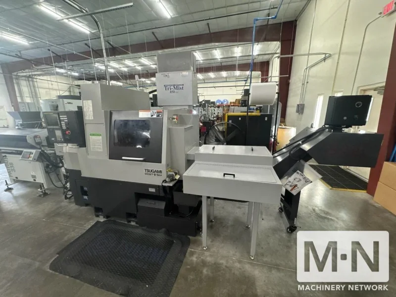 Tsugami SS327-III-5AX CNC Swiss Lathe, 2022