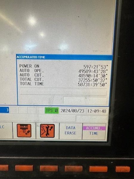 Mazak HCN-4000 400mm HMC, 2012 – 80 Tools, Full 4th Axis, CAT40, Probing, Chip Conveyor