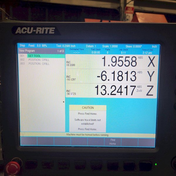 Chevalier 2 Axis CNC Milling Machine with AUC-Rite G2 CNC Control ( Mill Power G2)