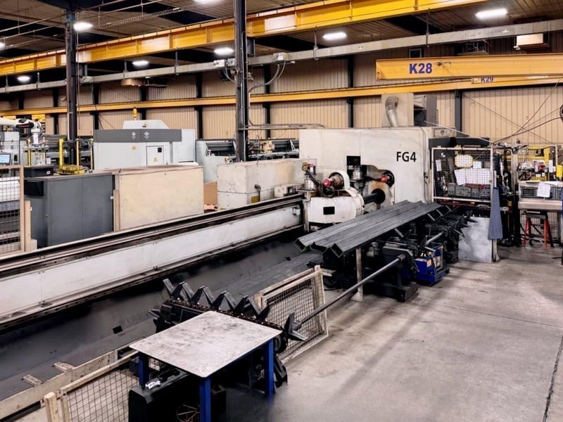 2,500 Watt Mazak Fabri Gear 150 Tube Laser, 2007 – 3D Cutting Capability, Recently Replaced Resonator