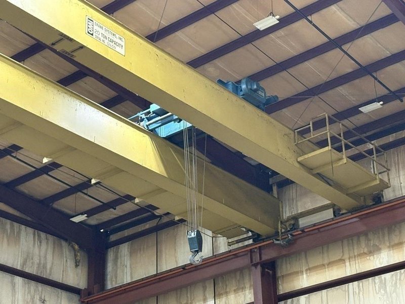 20 TON X 73' OMI DOUBLE GIRDER OVERHEAD BRIGE CRANE, CLASS D: YOBRO #26162