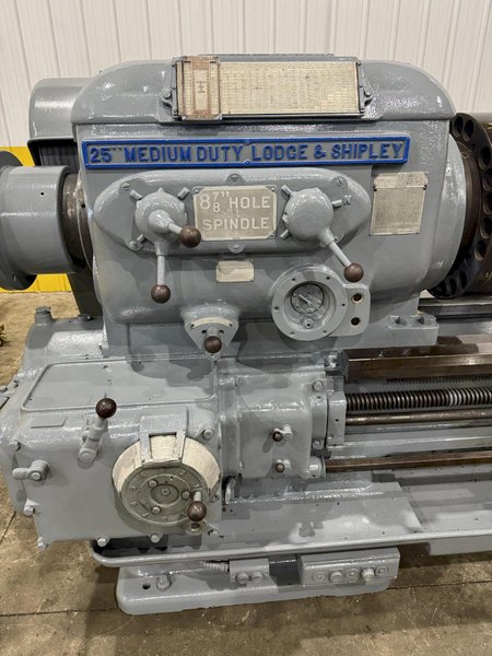 28&quot; X 144&quot; LODGE &amp; SHIPLEY 8-7/8&quot; HOLLOW SPINDLE ENGINE LATHE 8-7/8&quot; HOLE: STOCK #24032
