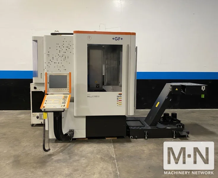 GF Mikron E 500 U 5-Axis CNC Vertical Machining Center, 2018 - 1k Cutting Hours