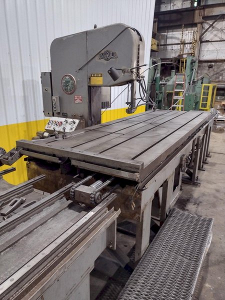 26" X 144" DOALL MODEL #2618-H-B HEAVY DUTY VERTICAL PLATE SAW: STOCK #19606