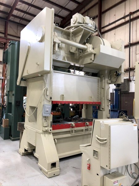 200 Ton Blow SC2-200-84-40 Straight Side Mechanical Metal Stamping Press For Sale, New 1992