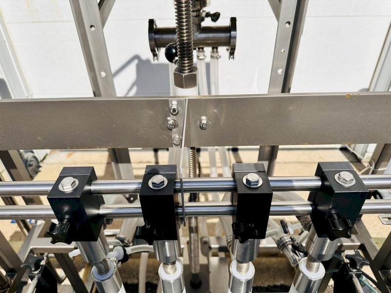 Cozzoli IFLM Four Headed Filler ||  Inline Fill-To-Level  ||  Manual Filler