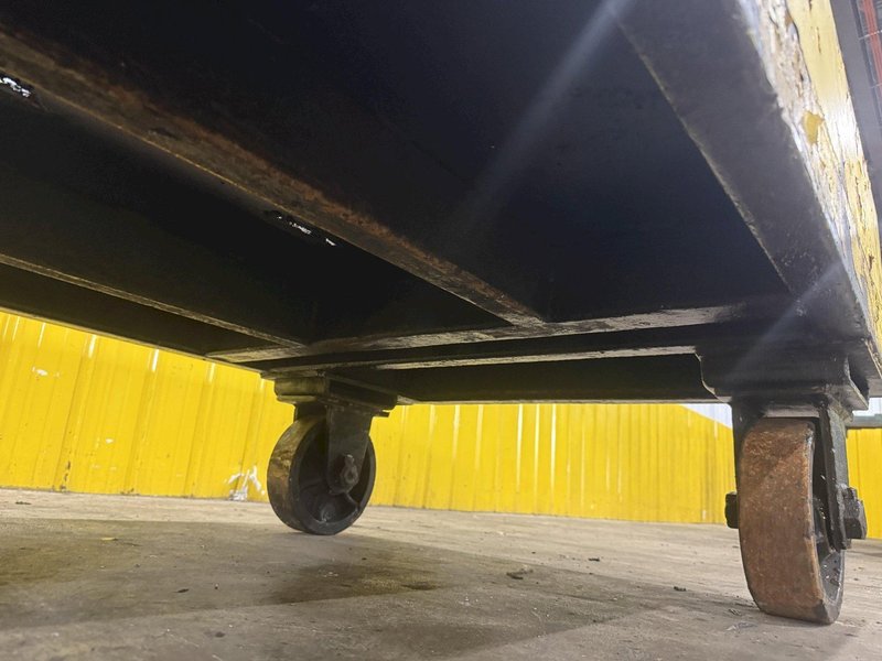 42" X 72" HEAVTY DUTY ROLLING CART ON STEEL CASTERS: YOBRO #25443