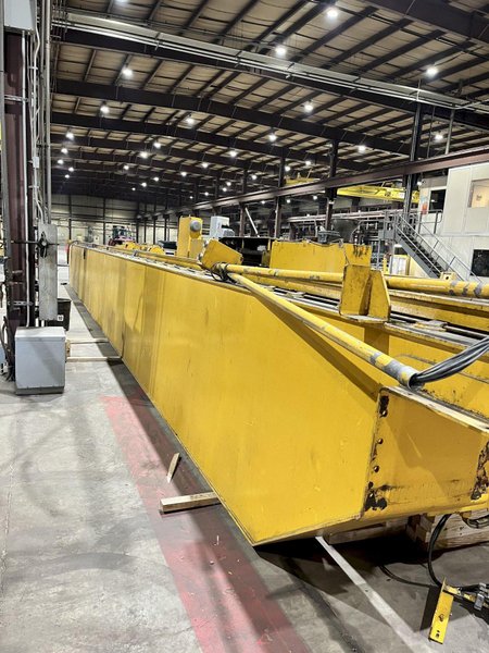 30 TON X 61'8" ZENAR DOUBLE GIRDER OVERHEAD BRIDGE CRANE 40' LIFT, CLASS D : YOBRO #25191