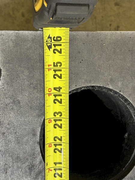 157&quot; X 216.5&quot; &#039; BAY CAST T-SLOTTED CAST LAYOUT FLOOR PLATE: STOCK #22065