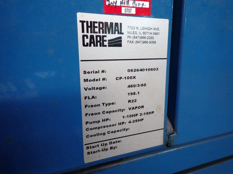 AWS THERMAL CARE CHILLER  -  CP-100X