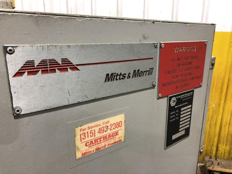 1-1/4&quot; X 12&quot; MITTS &amp; MERRILL #K1212 HYDRAULIC KEYSEATER: STOCK #11063