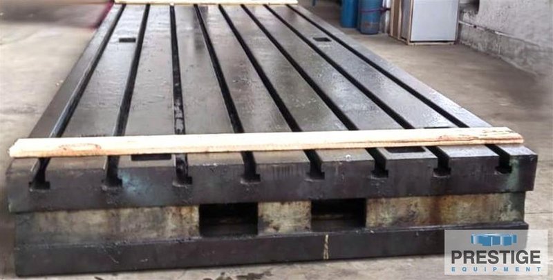 78.74" x 236.22" 15.75" Cast Iron T-Slotted Floor Plates (2-Available)