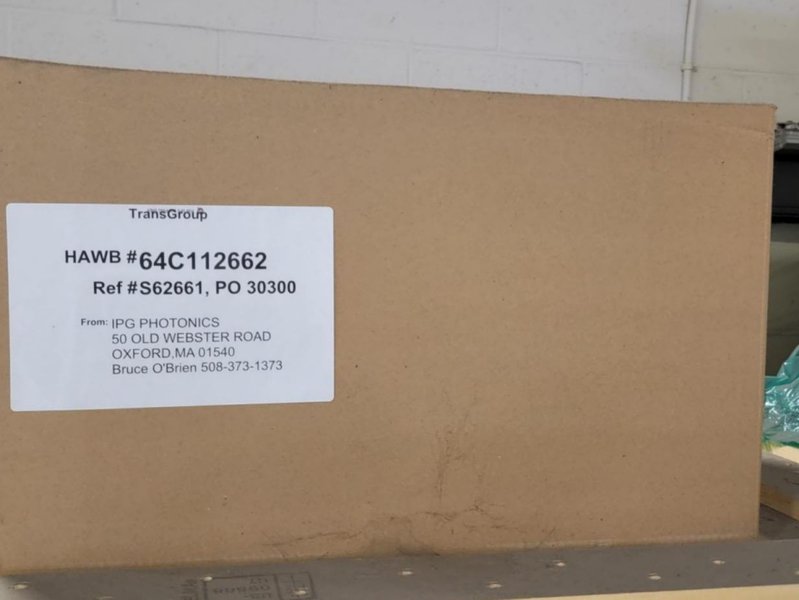 IPG YLS-2000-S1T 2 kW Ytterbium Fiber Laser