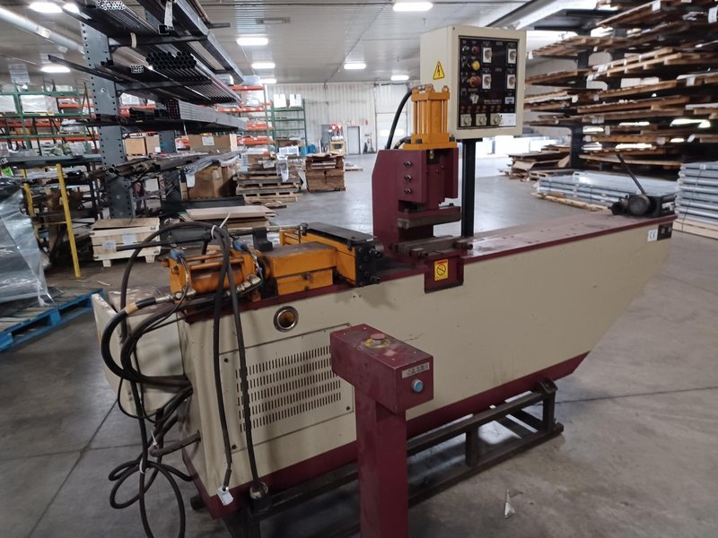 YLM CR C38A Tube End Former with 6" Stroke and Misc Dies