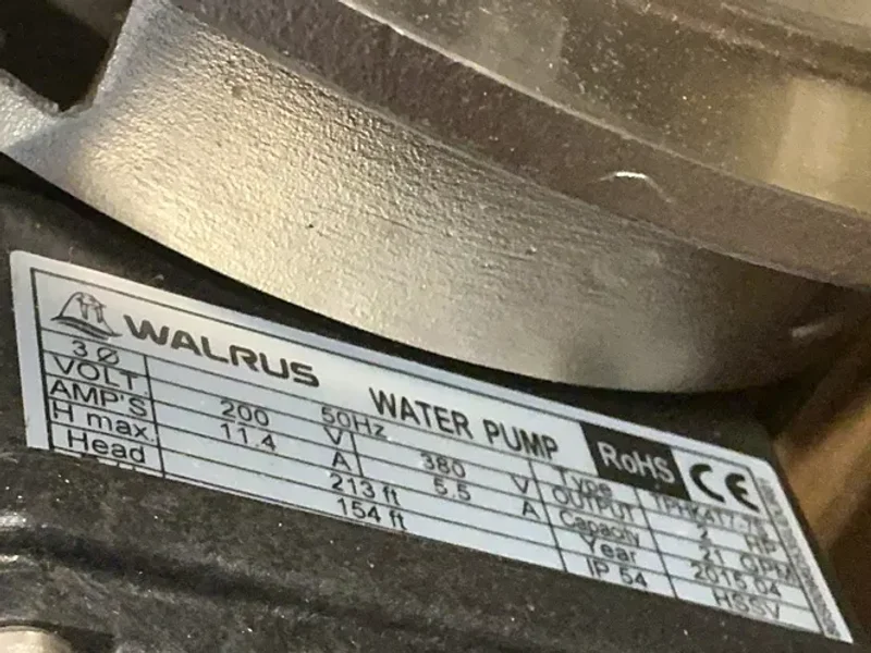 WALRUS IMMERSIBLE PUMP   -  TPHK4T7-7S