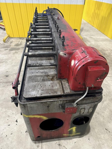 12 STAND X 1.375&quot; TISHKEN MODEL #12-MLW1-3/8 ROLLFORMER 8&quot; ROLL SPACE: STOCK #20529