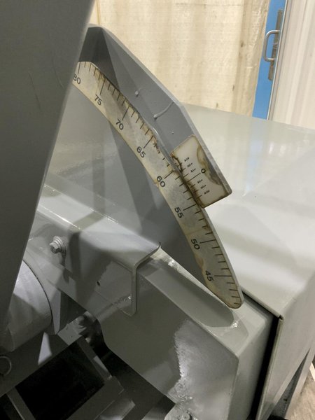 18" X 22" HYDMECH  MODEL # VW-18 MITERING VERTICAL BAND SAW: STOCK #78584
