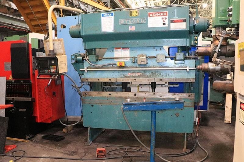 40 TON x 6' WYSONG HYDRA-MECHANICAL PRESS BRAKE, MODEL H-4072