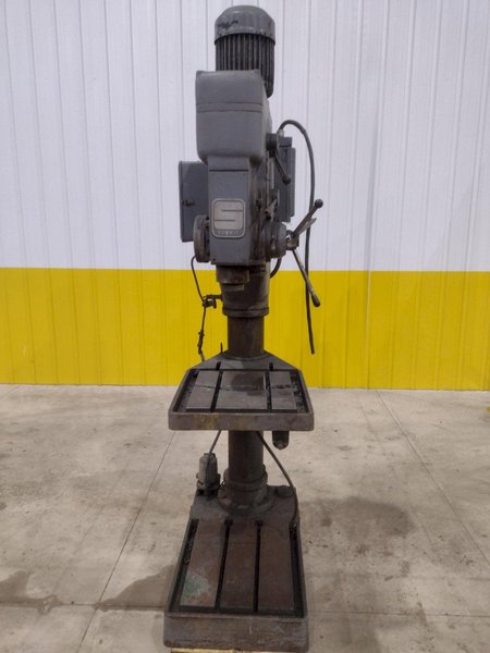 30" SUMMIT MODEL #59R GEARED HEAD DRILL PRESS WITH POWER FEED: STOCK #20753