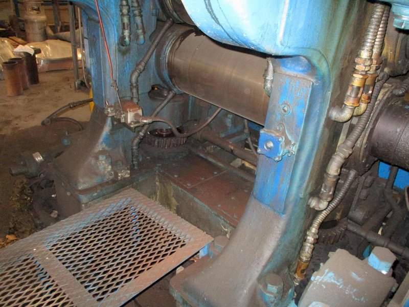 24&quot; X 10&quot; FARREL 4-ROLL &quot;INVERTED L&quot; RUBBER CALENDER ROLLING MILL WITH PAYOFF: STOCK #17226