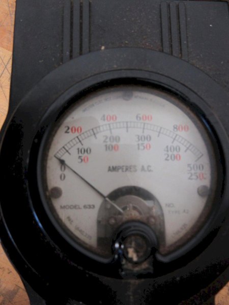 Columbus Electric Amp Meter with Interchangeable Heads, &amp; Weston Electric Large Amp Meter- Auction Item